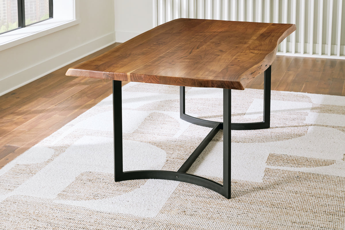 Best Deals Furniture - Ashley Furniture - Fortmaine Dining Table - Rectangular Dining Room Table - D872-25