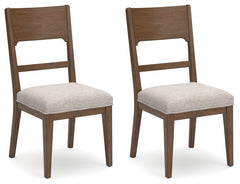 Best Deals Furniture - Ashley Furniture - Cabalynn Dining Chair (Set of 2) - Dining Chair (Set of 2) / Light Brown - D974-01X2