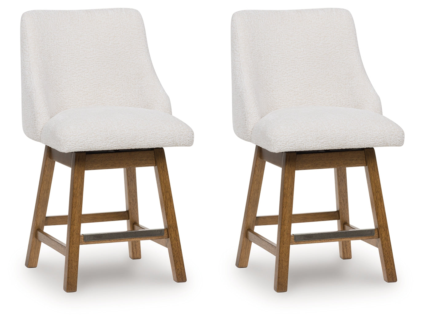 Best Deals Furniture - Ashley Furniture - Cabalynn Counter Height Barstool (Set of 2) - Counter Height Barstool (Set of 2) / Light Brown - D974-324X2