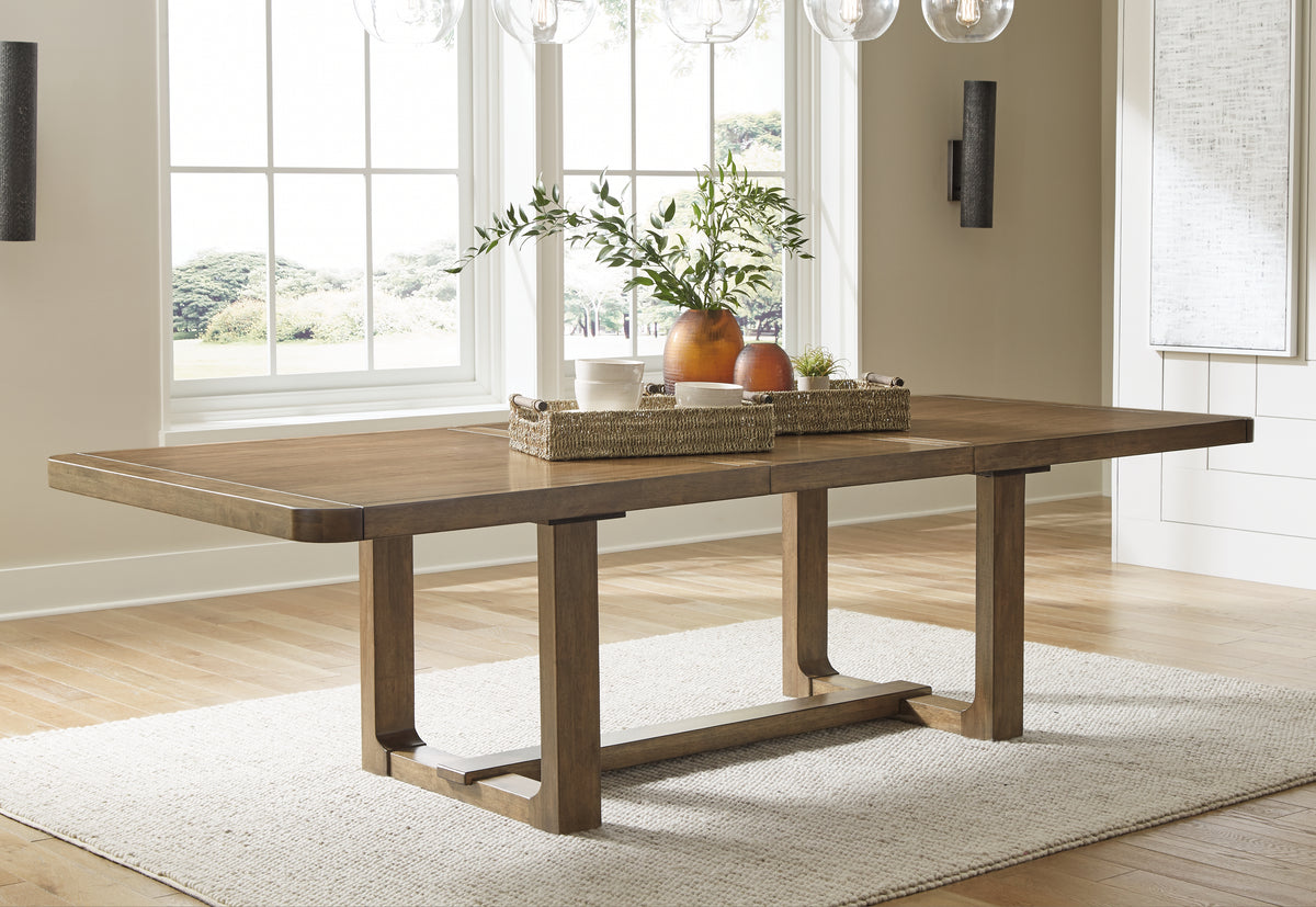 Best Deals Furniture - Ashley Furniture - Cabalynn Dining Extension Table - RECT Dining Room EXT Table / Light Brown - D974-35