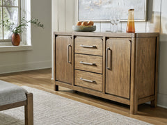 Best Deals Furniture - Ashley Furniture - Cabalynn Dining Server - Dining Room Server / Light Brown - D974-60