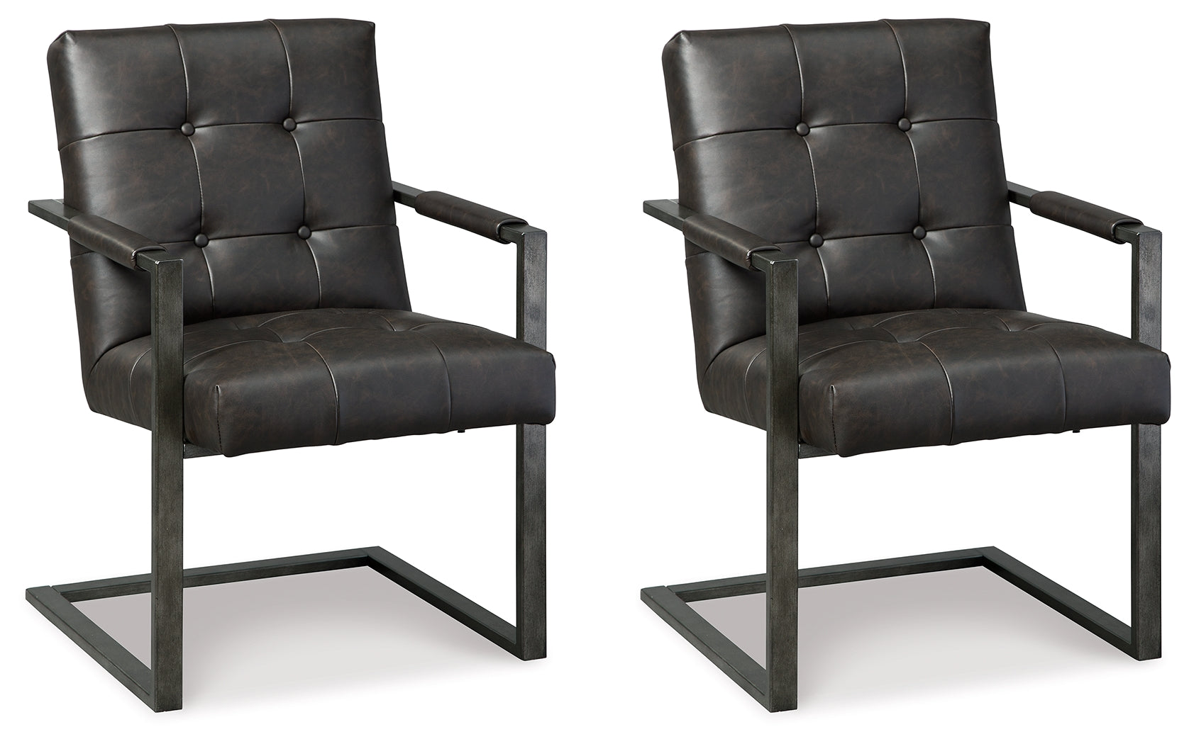 Best Deals Furniture - Ashley Furniture - Starmore Home Office Desk Chair (Set of 2) - Home Office Desk Chair (Set of 2) / Black - H633-02AX2