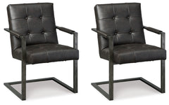 Best Deals Furniture - Ashley Furniture - Starmore Home Office Desk Chair (Set of 2) - Home Office Desk Chair (Set of 2) / Black - H633-02AX2