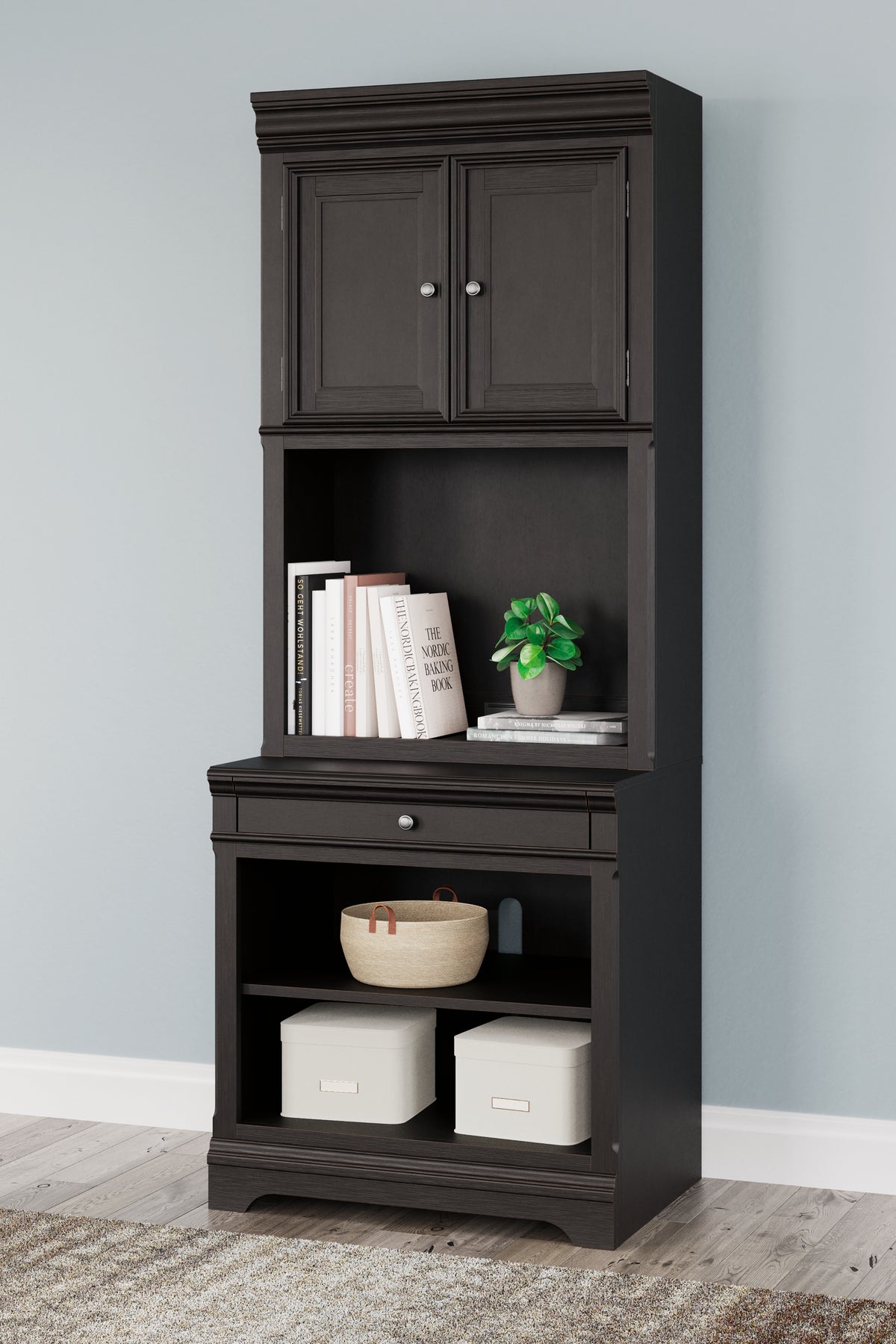 Best Deals Furniture - Ashley Furniture - Beckincreek Bookcase - Bookcase / Black - H778H7