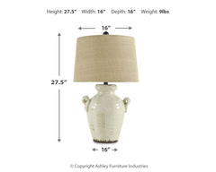Emelda Table Lamp (Set of 2)