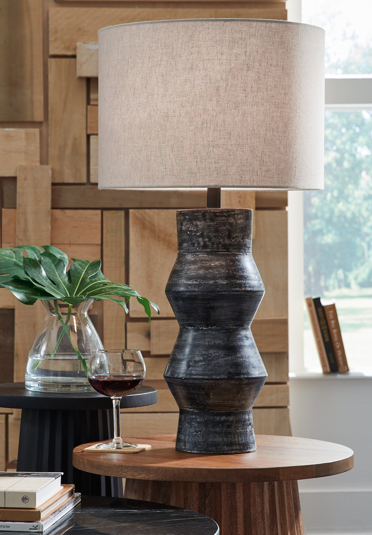 Best Deals Furniture - Ashley Furniture - Kerbert 2-Piece Lamp Set - 2-Piece Lamp Set - L100824X2