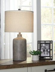 Best Deals Furniture - Ashley Furniture - Linus Table Lamp (Set of 2) - Table Lamp (Set of 2) / Antique Black - L117964X2