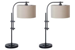 Best Deals Furniture - Ashley Furniture - Baronvale Accent Lamp (Set of 2) - Accent Lamp (Set of 2) / Black - L206043X2