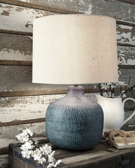 Best Deals Furniture - Ashley Furniture - Malthace Table Lamp (Set of 2) - Table Lamp (Set of 2) / Patina - L207304X2
