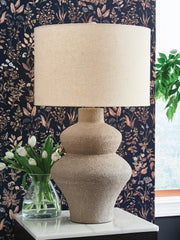 Best Deals Furniture - Ashley Furniture - Jossleigh Lighting - Metal Table Lamp (1/CN) / Beige - L207624