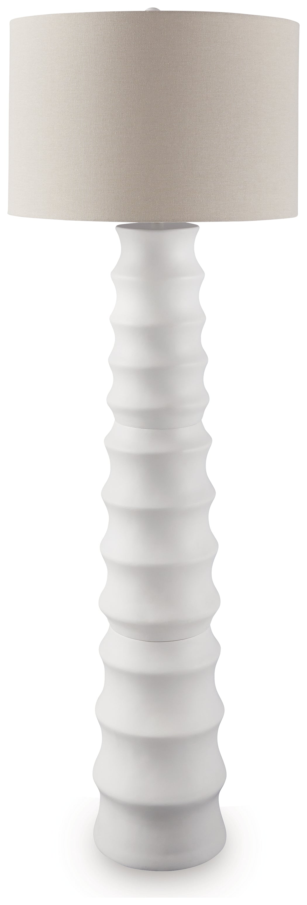 Best Deals Furniture - Ashley Furniture - Veraleigh Floor Lamp - Poly Floor Lamp (1/CN) / White - L235851