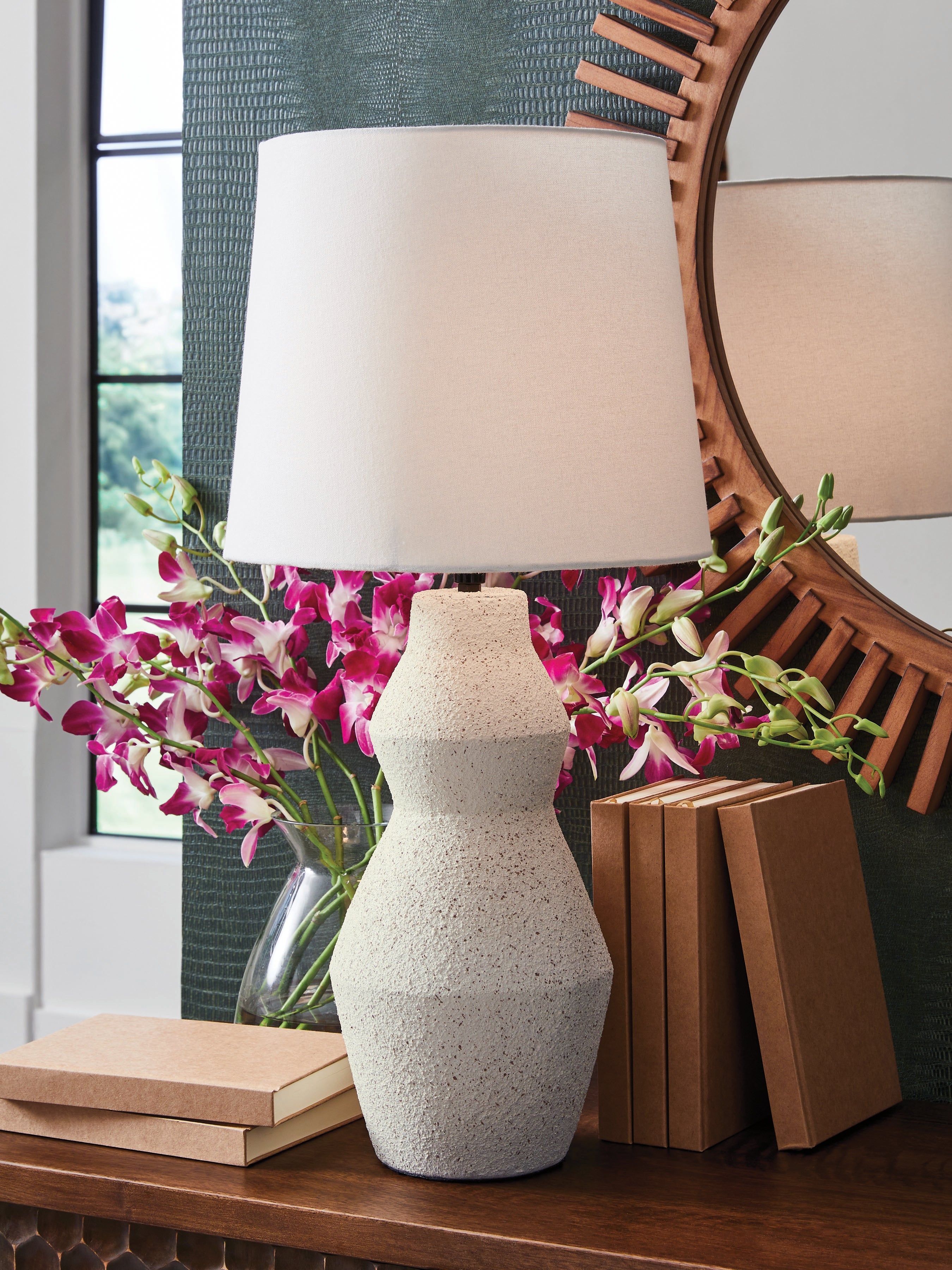 Best Deals Furniture - Ashley Furniture - Dawthorne Table Lamp - Paper Table Lamp (1/CN) - L236034