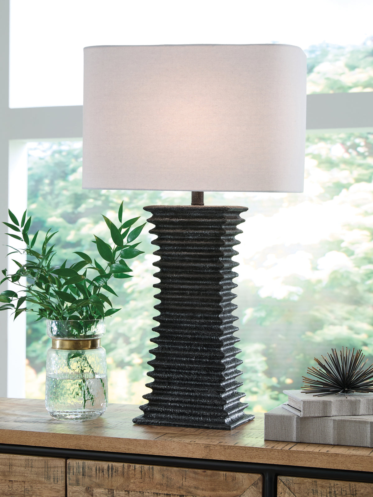 Best Deals Furniture - Ashley Furniture - Golzar Table Lamp - Poly Table Lamp (1/CN) - L236094