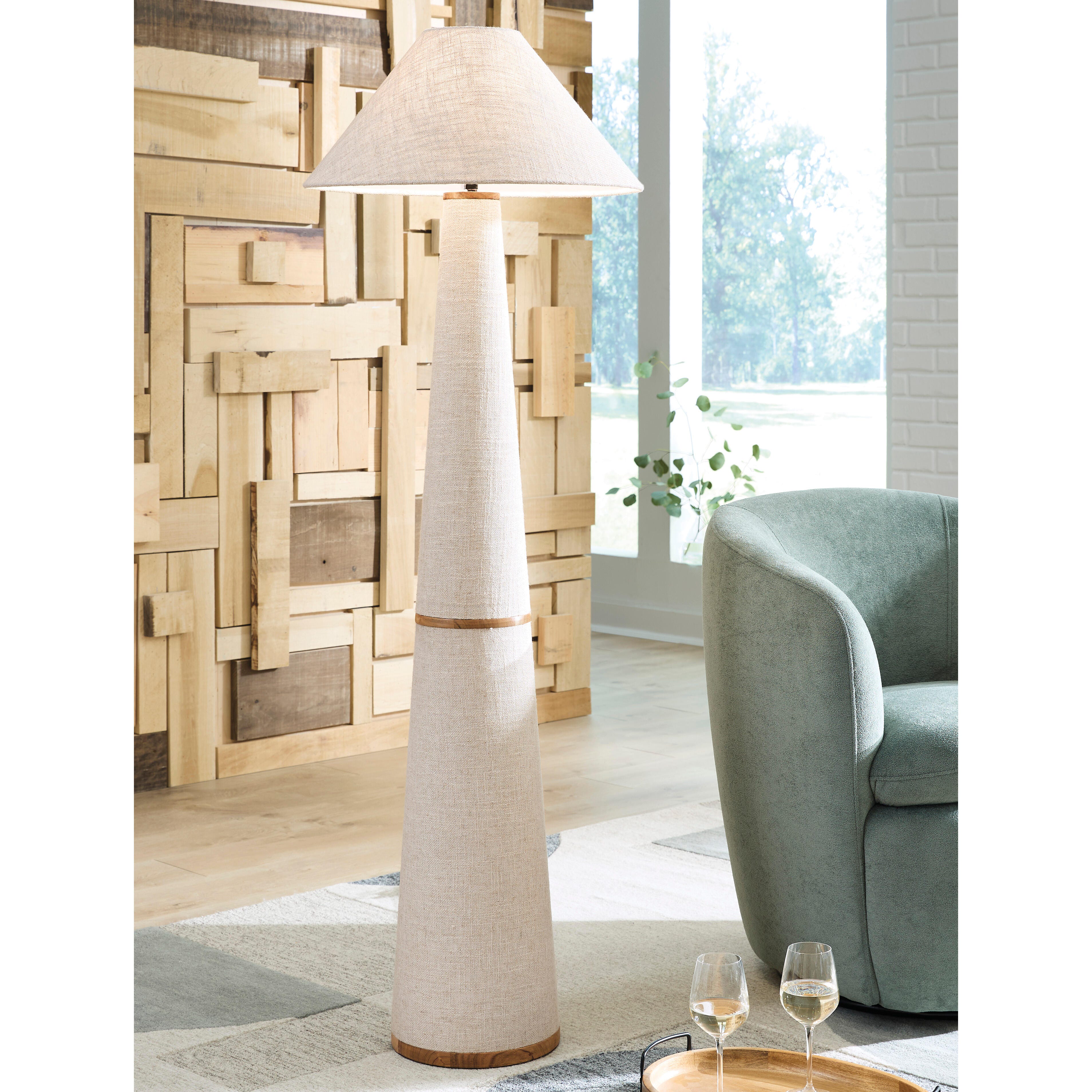 Best Deals Furniture - Ashley Furniture - Dellridge Floor Lamp - Metal Floor Lamp (1/CN) - L400001