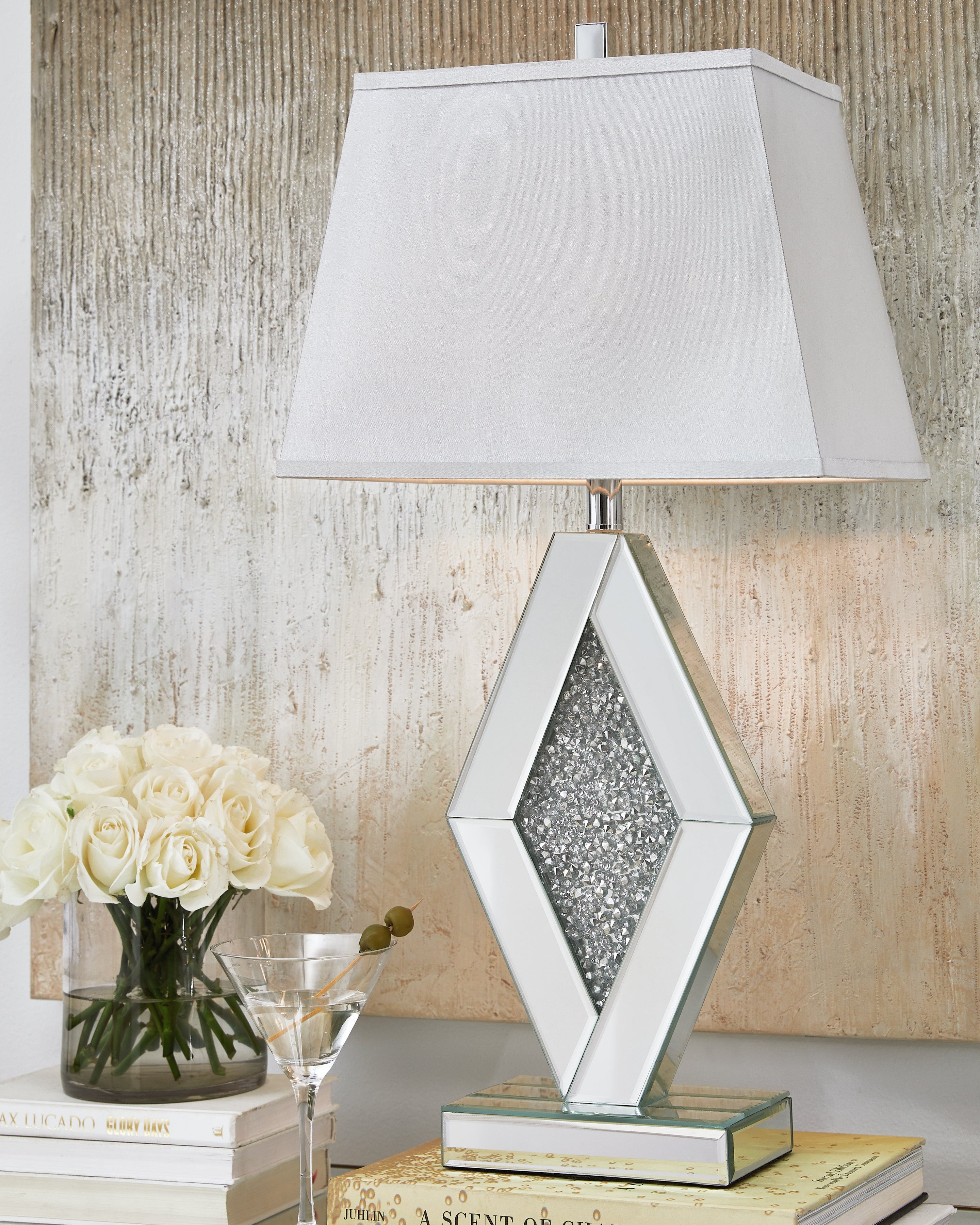 Best Deals Furniture - Ashley Furniture - Prunella Table Lamp (Set of 2) - Table Lamp (Set of 2) - L429034X2