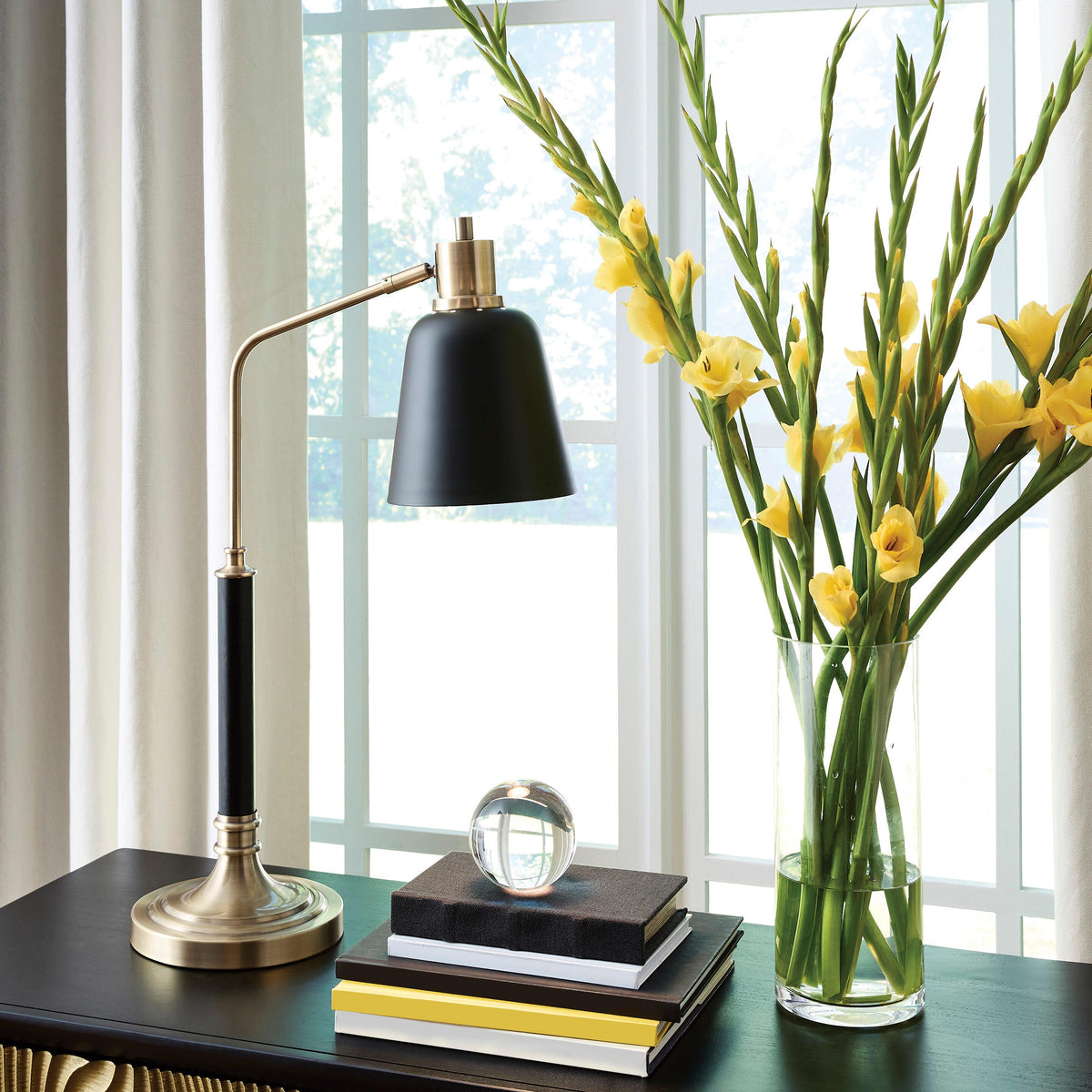 Best Deals Furniture - Ashley Furniture - Clairwell Desk Lamp - Metal Desk Lamp (1/CN) - L734422