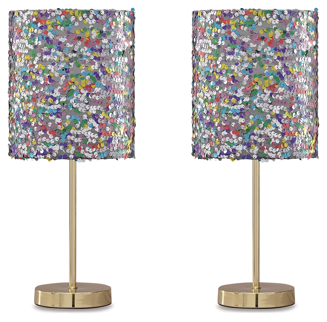Best Deals Furniture - Ashley Furniture - Maddy Table Lamp (Set of 2) - Table Lamp (Set of 2) / Multi - L857724X2
