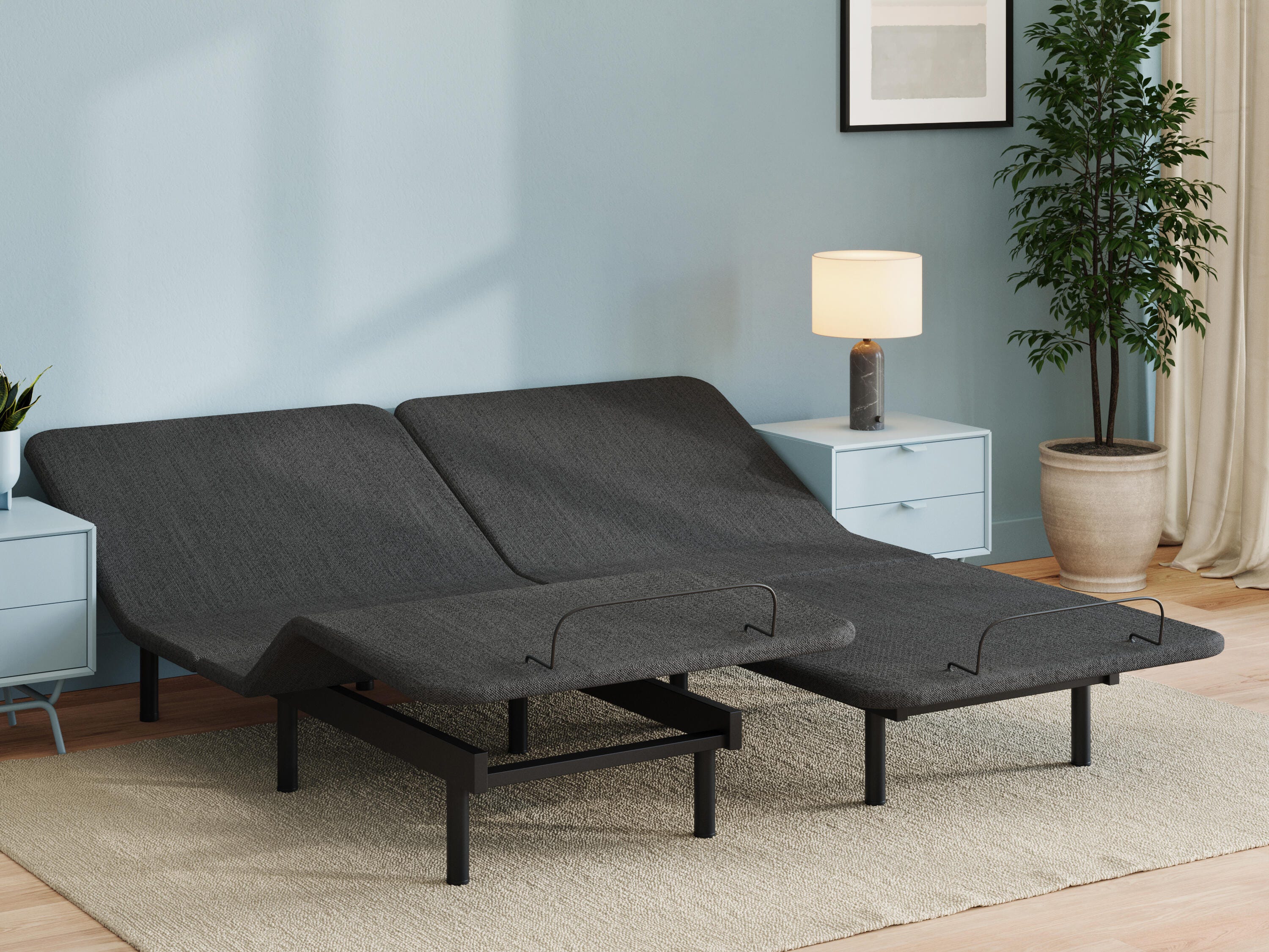 Best Deals Furniture - Ashley Furniture - Comfort Classic Adj Base Split California King Adjustable Base - Split Cal King Adjustable Base - M1X1192