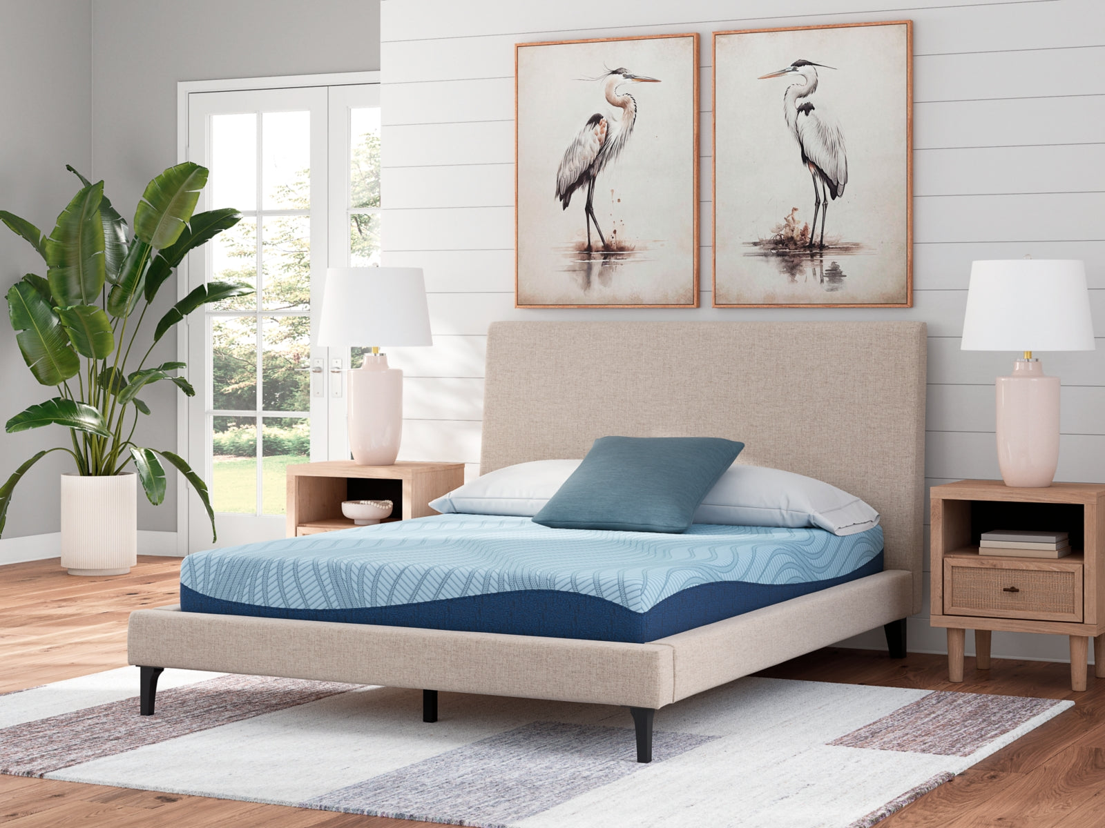 Best Deals Furniture - Ashley Furniture - Peak 2.0 8 Memory Foam Mattresses - Twin / White - M20411