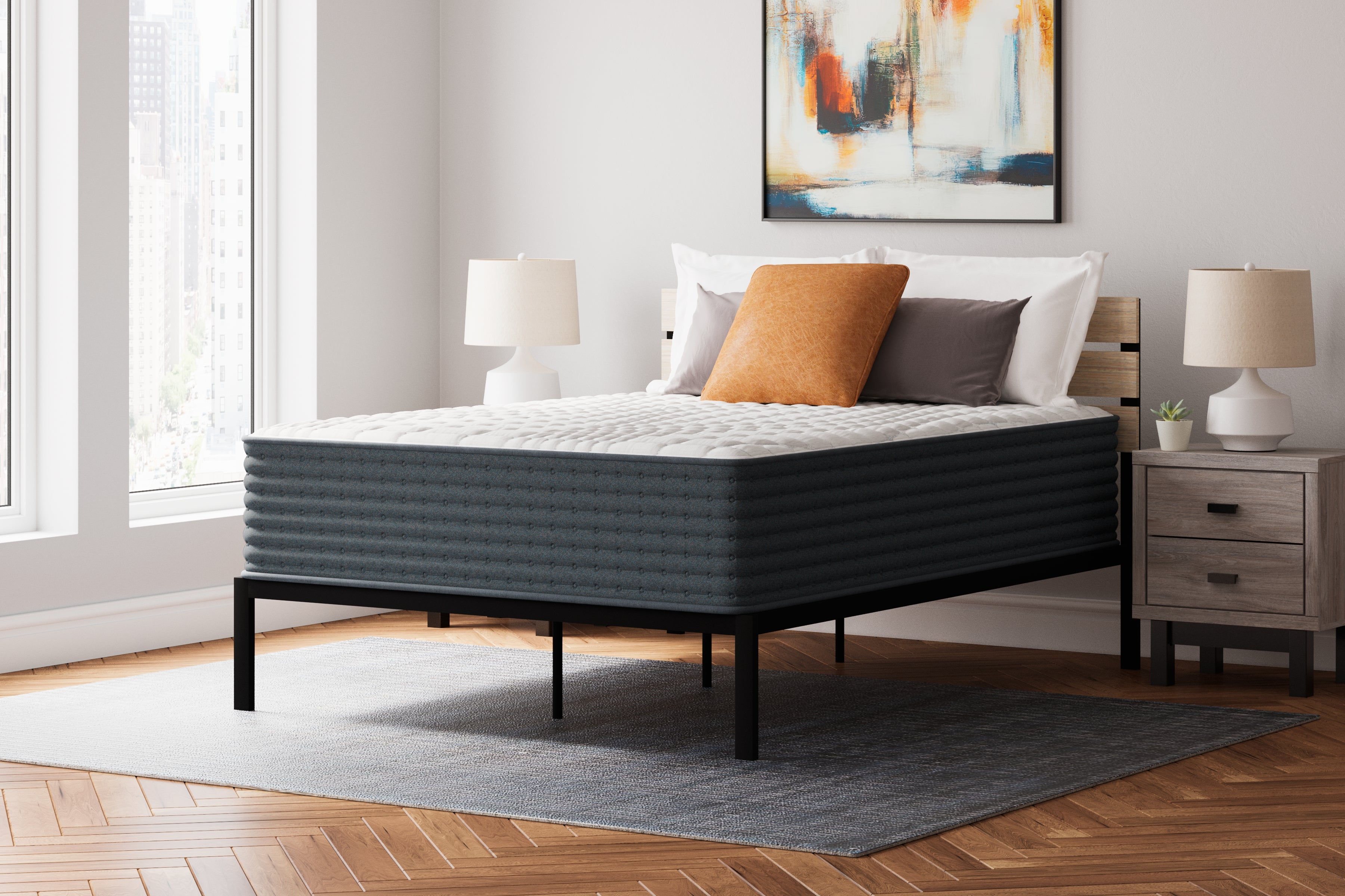 Best Deals Furniture - Ashley Furniture - Hybrid 1400 Mattresses - California King / White - M43751