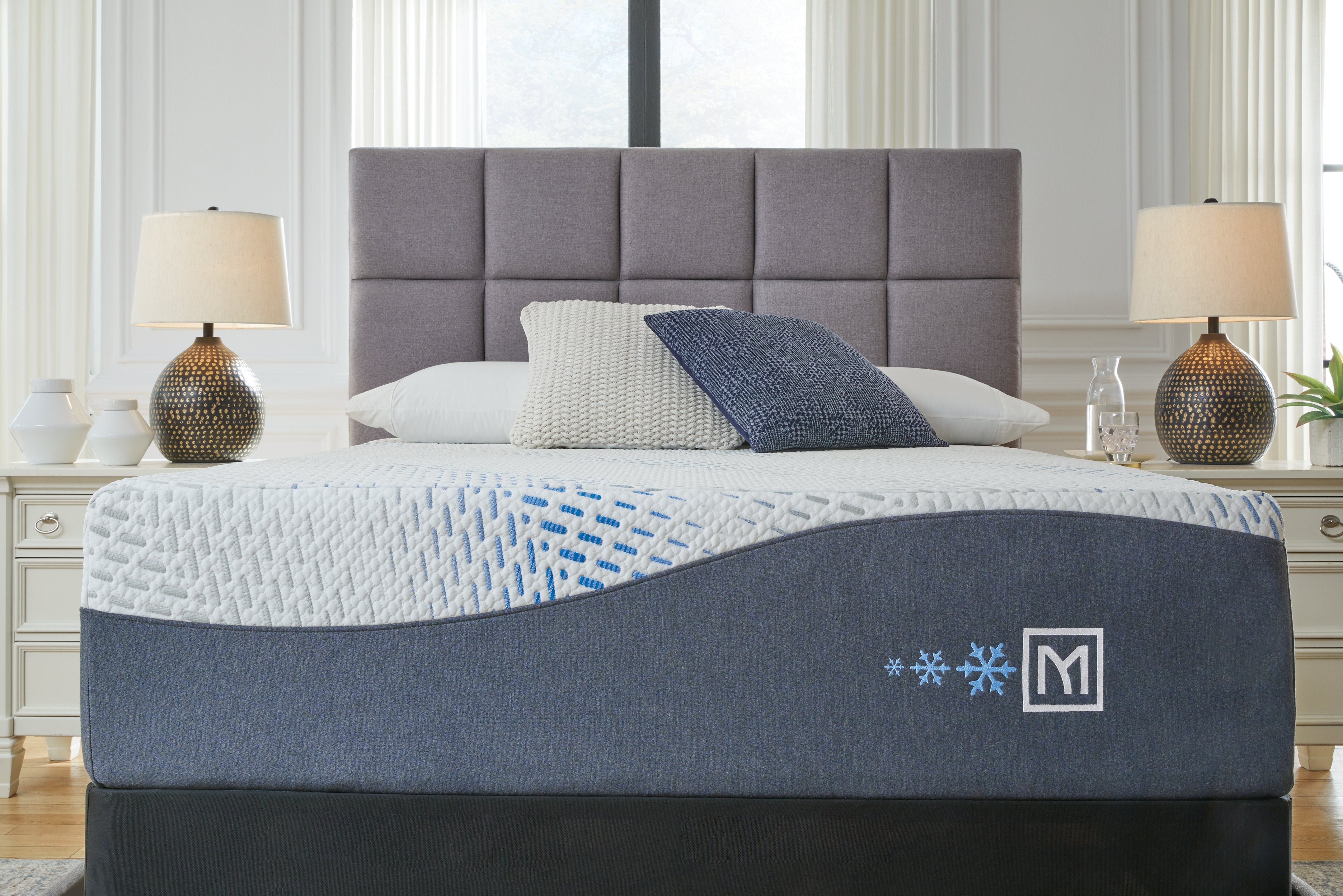 Best Deals Furniture - Ashley Furniture - Millennium Luxury Gel Memory Foam California King Mattress - California King / White - M50551