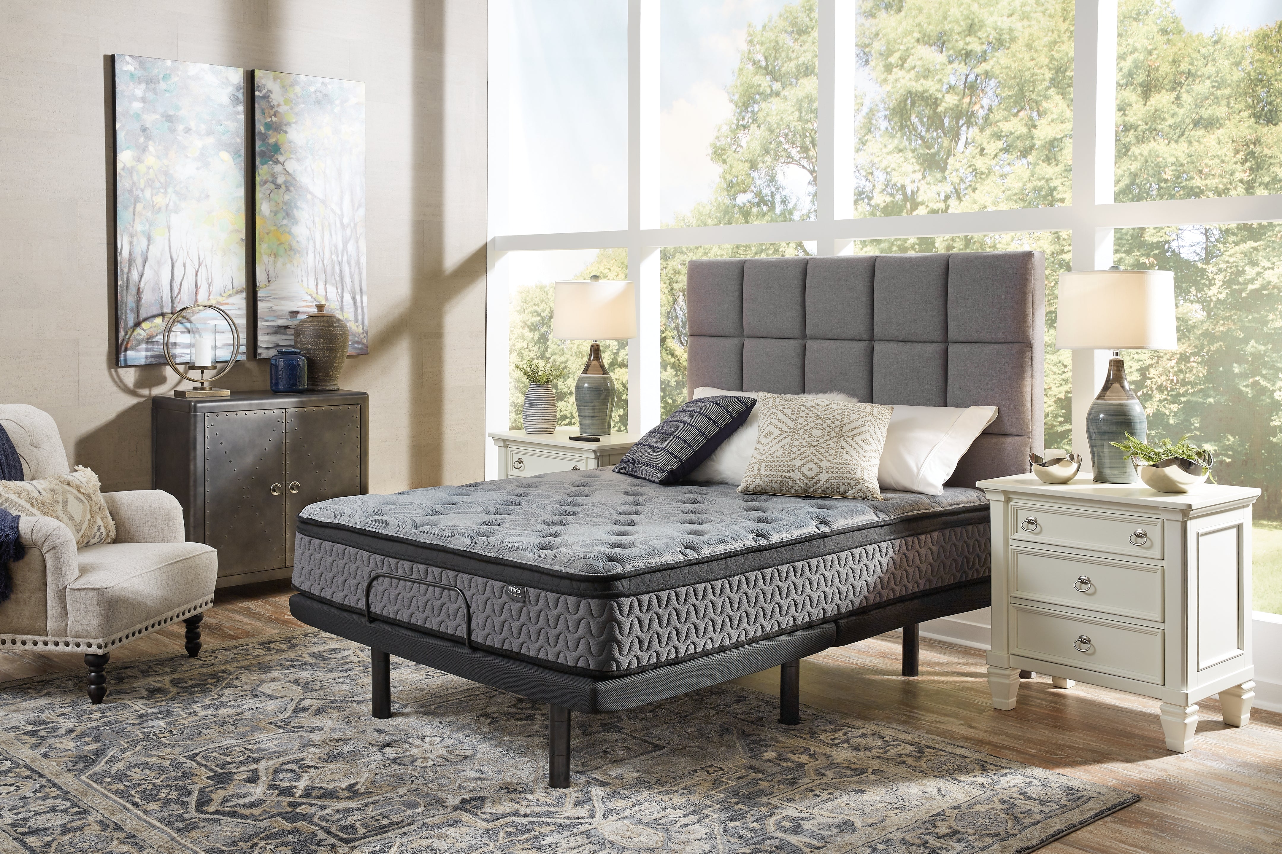 Best Deals Furniture - Ashley Furniture - Augusta2 Queen Mattress - Queen / Gray - M52531