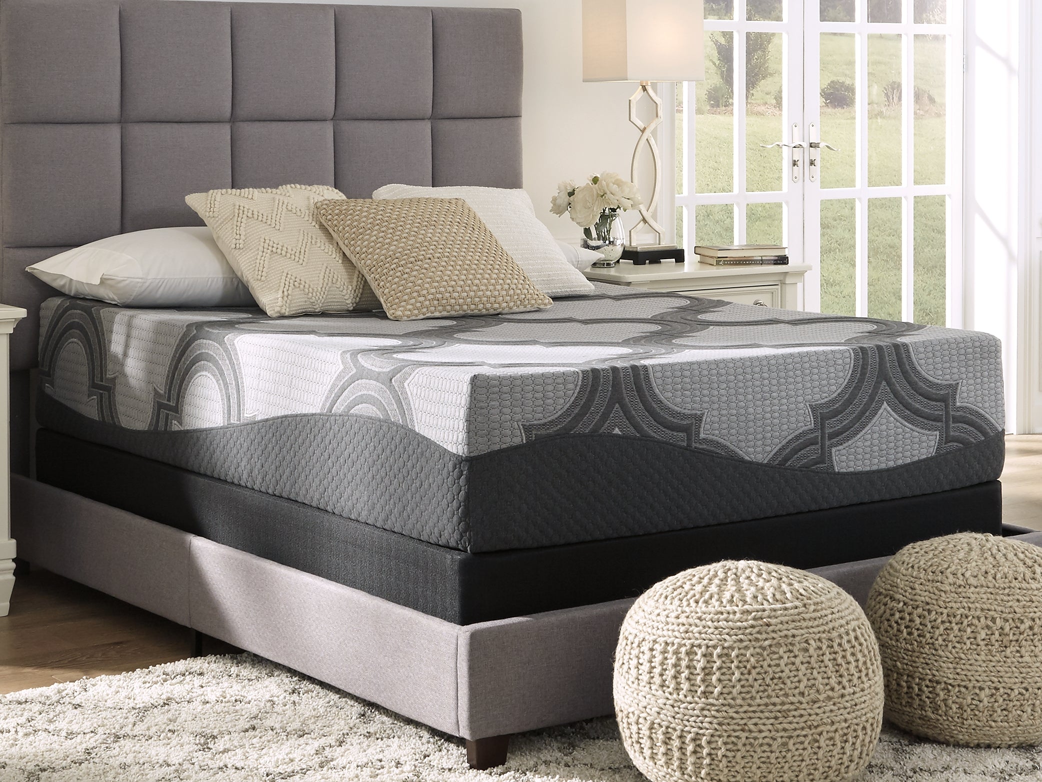 Best Deals Furniture - Ashley Furniture - 1100 Series Twin XL Mattress - Twin XL / Gray - M52671