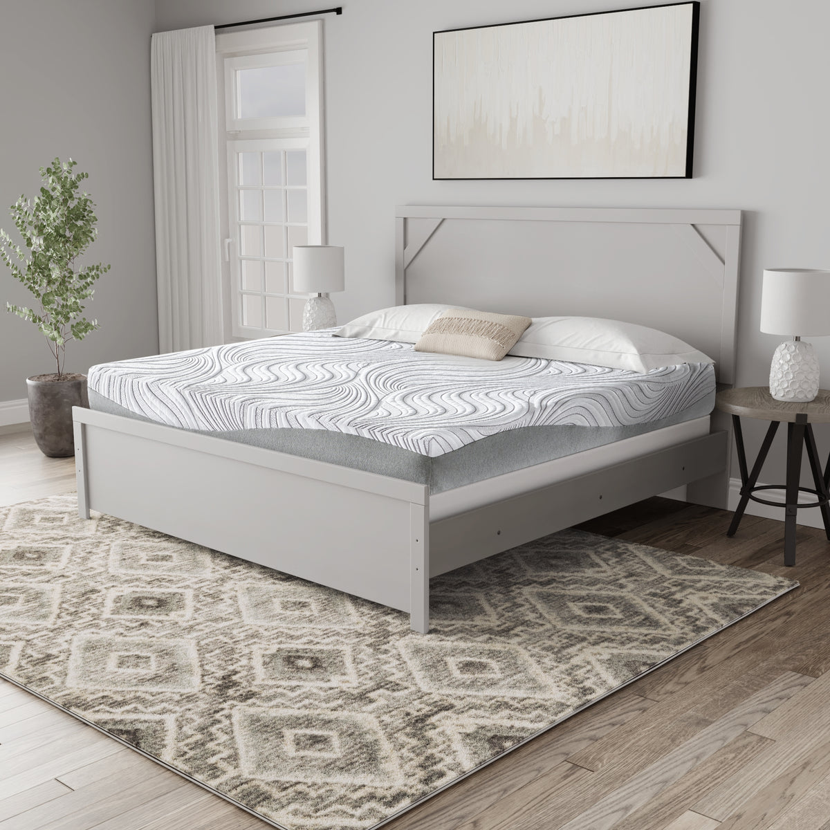 Best Deals Furniture - Ashley Furniture - 12 Inch Memory Foam Full Mattress - Full / White - M59321