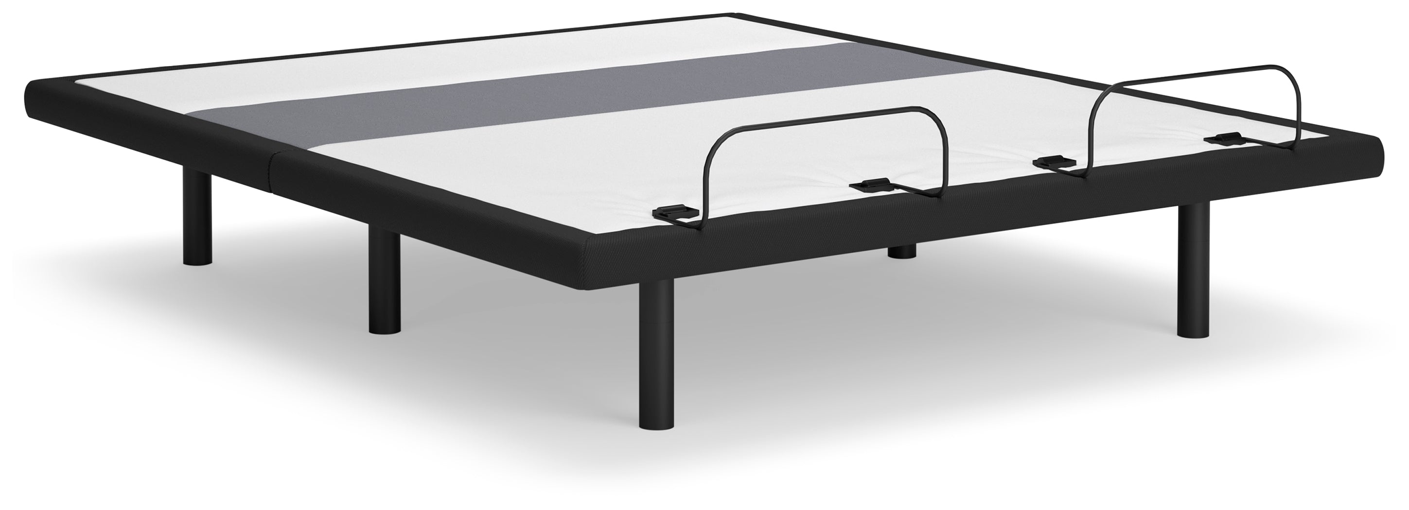 Best Deals Furniture - Ashley Furniture - Best Base with Lumbar and Audio King Adjustable Base - King Adjustable Base / Charcoal Gray - M5X542