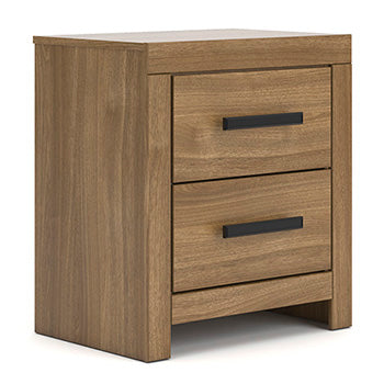 Best Deals Furniture - Ashley Furniture - Broachmyn Nightstand - Two Drawer Night Stand / Auburn - PCB1116-92