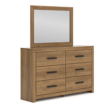 Best Deals Furniture - Ashley Furniture - Broachmyn Bedroom Mirror - Bedroom Mirror / Auburn - PCB1116-36