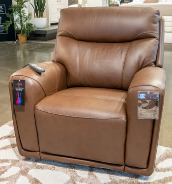 Best Deals Furniture - Ashley Furniture - Pincara Power AutoGlide Recliner with Audio System - PWR AutoGlide REC/Audio System - PCU1380242A