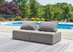 Best Deals Furniture - Ashley Furniture - Bree Zee 2-Piece Outdoor Sectional - 2-Piece Outdoor Sectional / Brown - P160P3