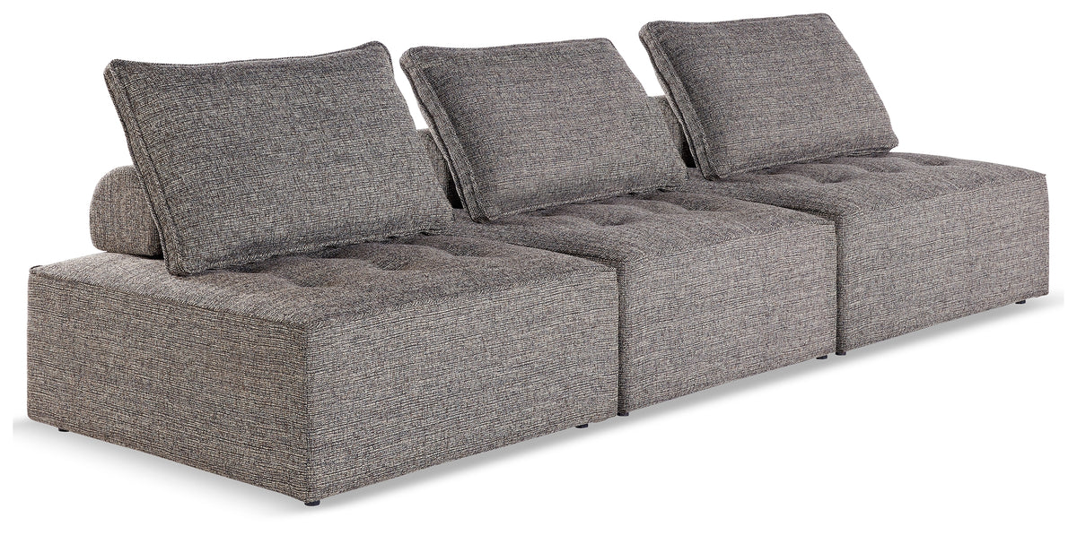 Best Deals Furniture - Ashley Furniture - Bree Zee 3-Piece Outdoor Modular Seating - 3-Piece Outdoor Modular Seating / Brown - P160P9
