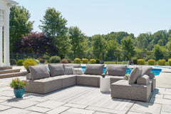 Best Deals Furniture - Ashley Furniture - Bree Zee 8-Piece Outdoor Sectional - 8-Piece Outdoor Sectional / Brown - P160P6