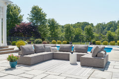 Best Deals Furniture - Ashley Furniture - Bree Zee 7-Piece Outdoor Sectional - 7-Piece Outdoor Sectional / Brown - P160P2
