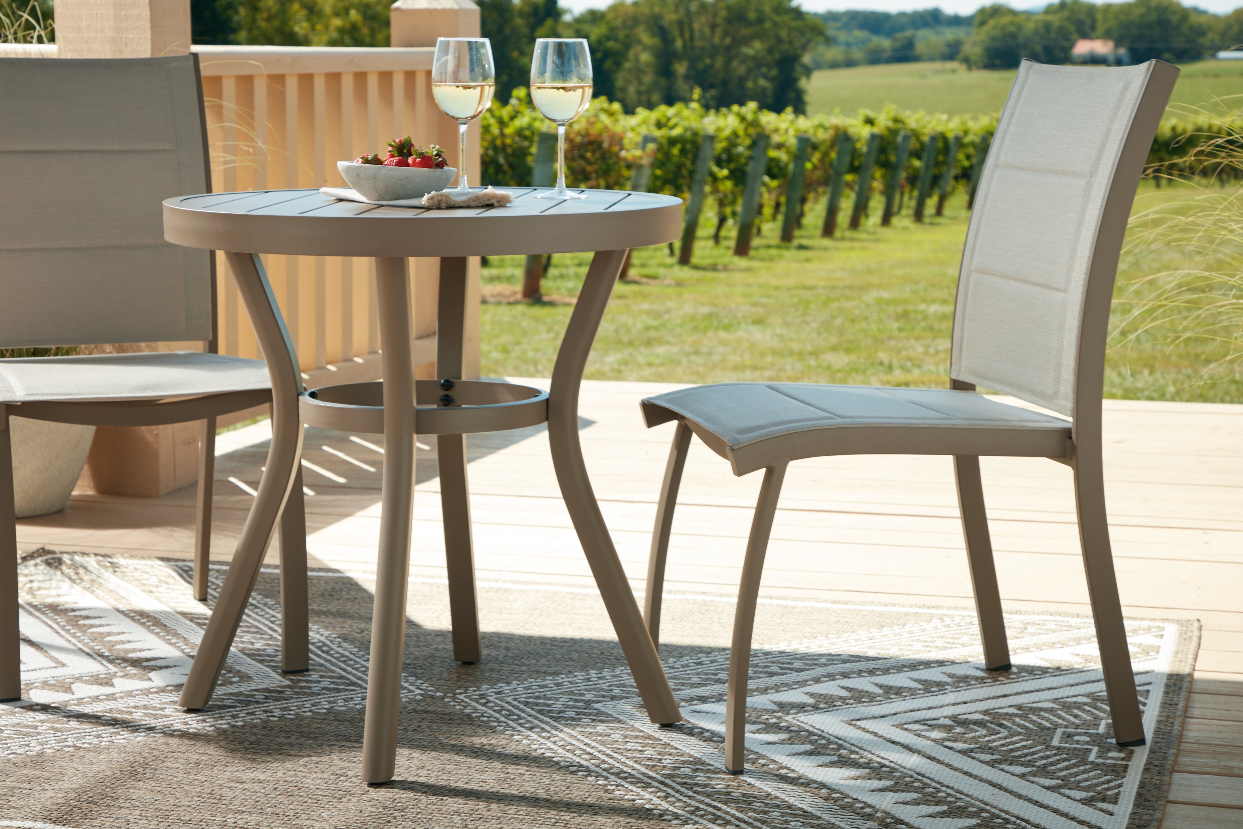 Mission Beach Outdoor Table and 2 Chairs