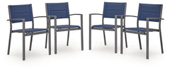 Rocky Creek Outdoor Sling Arm Chair (Set of 4)