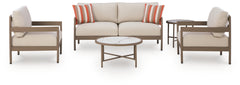 Bluff Trail Outdoor Love/Chairs/Tables Set (Set of 5)
