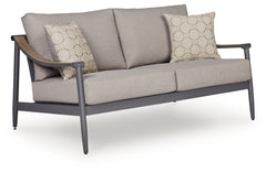 Ocean Beach Outdoor Loveseat with Cushion