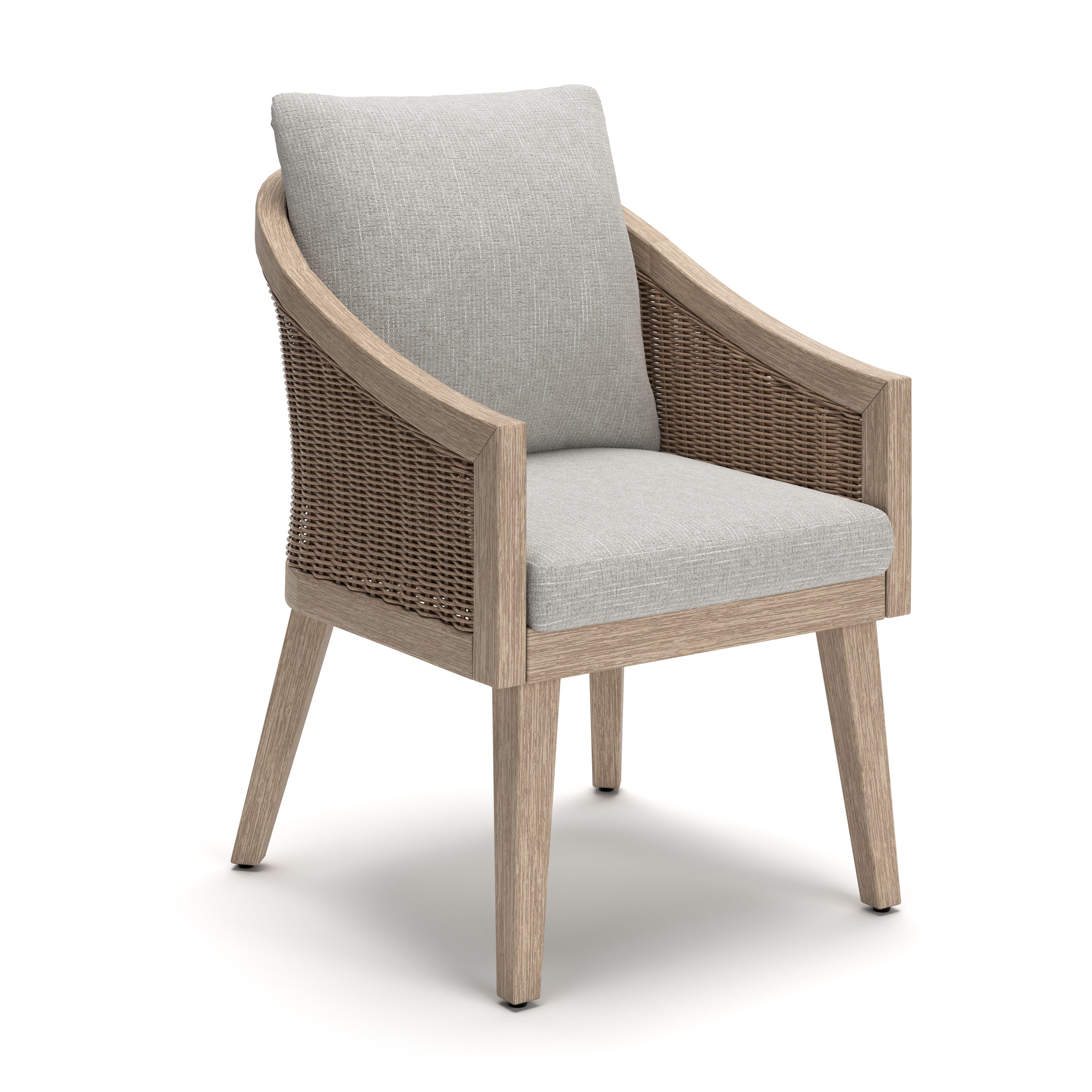 Best Deals Furniture - Ashley Furniture - Thunder Trails Outdoor Arm Chair (Set of 2) - Arm Chair With Cushion (Set of 2) - PCP612-601A