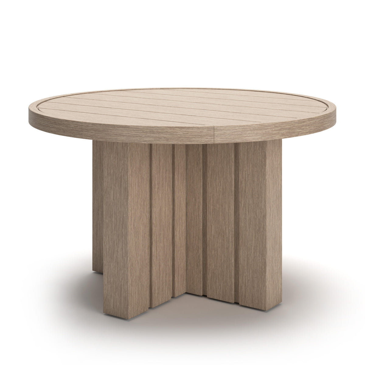 Best Deals Furniture - Ashley Furniture - Thunder Trails Outdoor Dining Table - Round Dining Table - PCP612-615