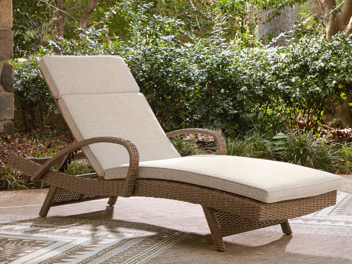 Best Deals Furniture - Ashley Furniture - Laguna Heights Chaise Lounge with Cushion - Chaise Lounge with Cushion - PCP790-815