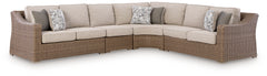 Best Deals Furniture - Ashley Furniture - Laguna Heights 4-Piece Outdoor Sectional - 4-Piece Outdoor Sectional - PCP790P2