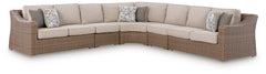 Best Deals Furniture - Ashley Furniture - Laguna Heights 5-Piece Outdoor Sectional - 5-Piece Outdoor Sectional - PCP790P3