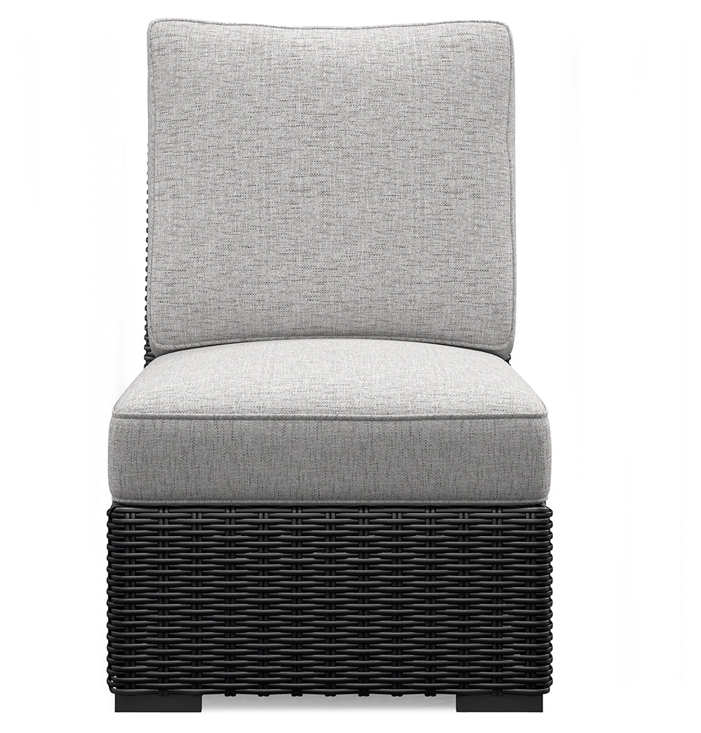 Beachcroft Outdoor Armless Chair with Cushion