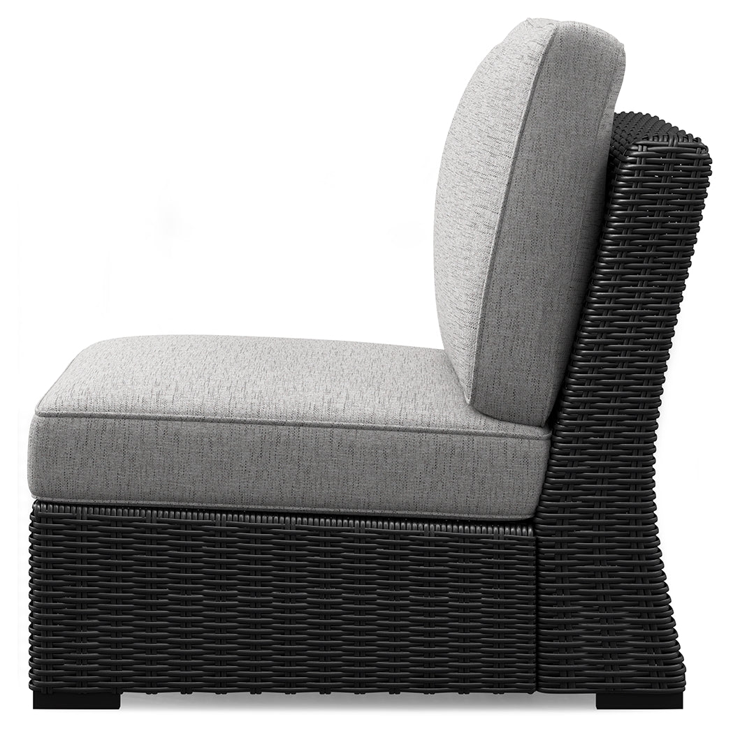 Beachcroft Outdoor Armless Chair with Cushion