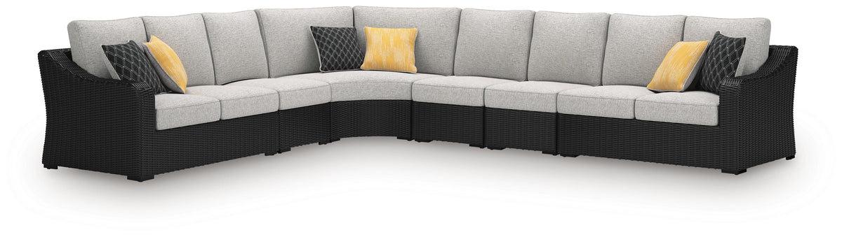 Best Deals Furniture - Ashley Furniture - Beachcroft 6-Piece Outdoor Sectional - 6-Piece Outdoor Sectional - P792P7