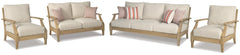 Clare View Outdoor Sofa, Loveseat and 2 Lounge Chairs