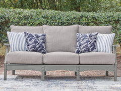 Best Deals Furniture - Ashley Furniture - Cove Beach Outdoor Sofa with Cushion - Sofa with Cushion - PCP803-838